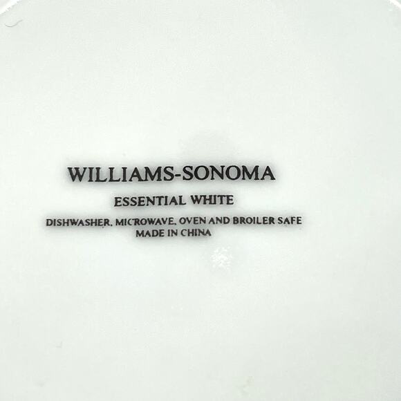 Williams Sonoma Essential White double handle cereal soup bowl - set of 2 - Picture 3 of 4
